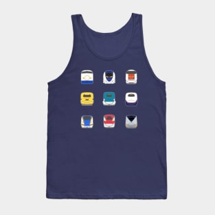 Adventurous Bullet Trains Collection Tank Top